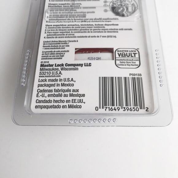 Master Lock 1500D Combination Lock NWT - Picture 11 of 13